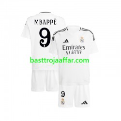 Real Madrid Mbappé Kylian 9 Barn Hemma Fotbollströja 2024-2025 Kortärmad Real Madrid Mbappé Kylian 9 Barn Hemma Fotbollströja 2024-2025 Kortärmad