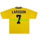 Sverige Henrik Larsson 7 1994 Retro Män Hemma Fotbollströja Kortärmad