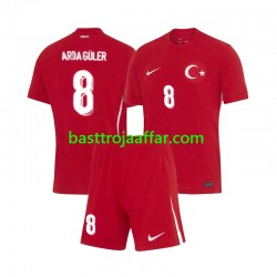 Turkiet Arda Guler 8 Barn Borta Fotbollströja Euro 2024 Kortärmad Turkiet Arda Guler 8 Barn Borta Fotbollströja Euro 2024 Kortärmad