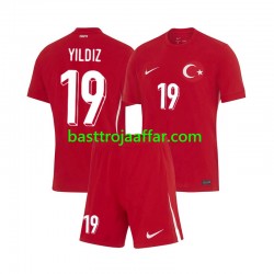 Turkiet Kenan Yıldız 19 Barn Borta Fotbollströja Euro 2024 Kortärmad Turkiet Kenan Yıldız 19 Barn Borta Fotbollströja Euro 2024 Kortärmad