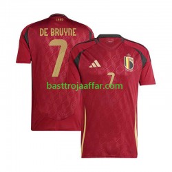 Belgien De Bruyne 7 Män Hemma Fotbollströja Euro 2024 Kortärmad Belgien De Bruyne 7 Män Hemma Fotbollströja Euro 2024 Kortärmad