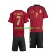 Belgien De Bruyne 7 Barn Hemma Fotbollströja Euro 2024 Kortärmad