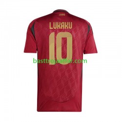 Belgien Romelu Lukaku 10 Män Hemma Fotbollströja Euro 2024 Kortärmad