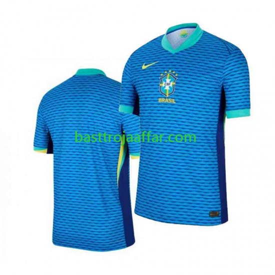 Brasilien Män Borta Fotbollströja Copa America 2024 Kortärmad