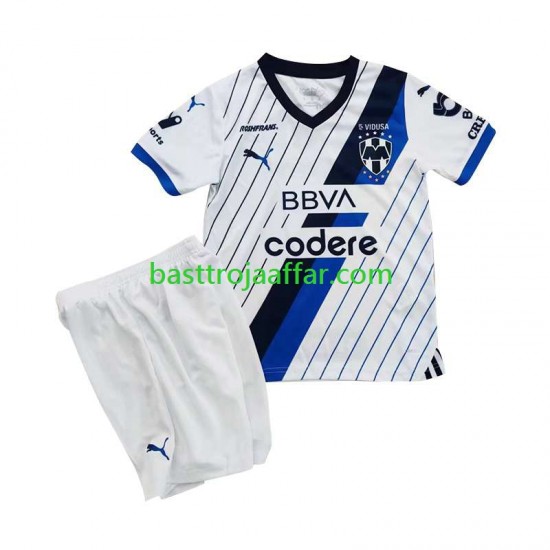 CF Monterrey Barn Borta Fotbollströja 2023-2024 Kortärmad