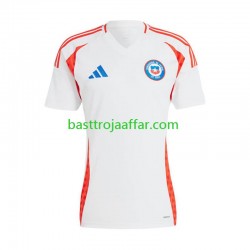 Chile Män Borta Fotbollströja Copa America 2024 Kortärmad Chile Män Borta Fotbollströja Copa America 2024 Kortärmad