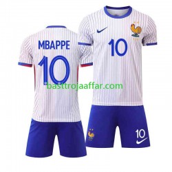 Frankrike Mbappé 10 Barn Borta Fotbollströja Euro 2024 Kortärmad Frankrike Mbappé 10 Barn Borta Fotbollströja Euro 2024 Kortärmad