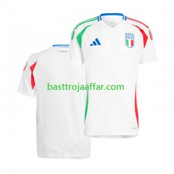 Italien Män Borta Fotbollströja Euro 2024 Kortärmad