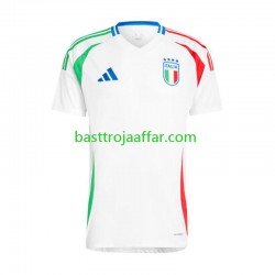 Italien Män Borta Fotbollströja Euro 2024 Kortärmad