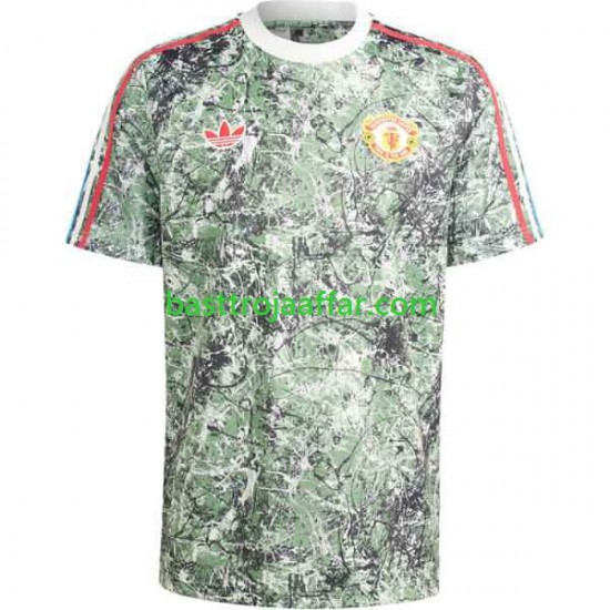 Manchester United Stone Roses Män Hemma Fotbollströja 2023-2024 Kortärmad