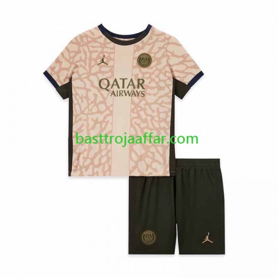 Paris Saint-Germain Barn Fjärde Fotbollströja 2023-2024 Kortärmad