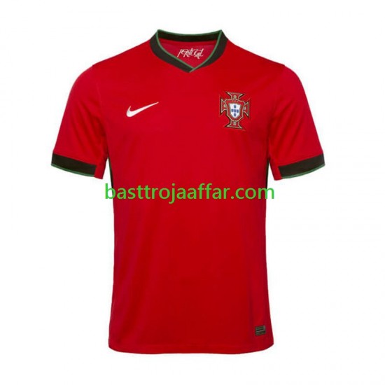 Portugal Män Hemma Fotbollströja Euro 2024 Kortärmad