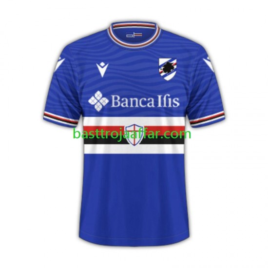 Sampdoria Män Hemma Fotbollströja 2023-2024 Kortärmad