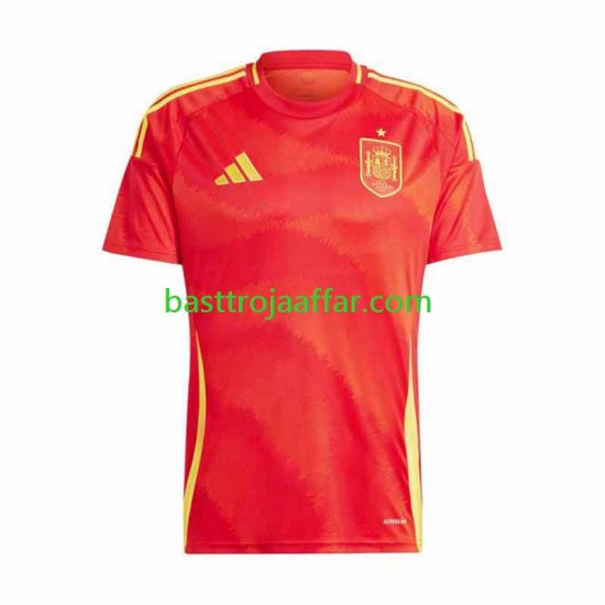 Spanien Män Hemma Fotbollströja Euro 2024 Kortärmad