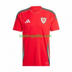 Wales Män Hemma Fotbollströja 2024 Kortärmad
