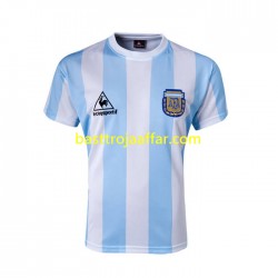 Argentina 1986 Retro Män Hemma Fotbollströja Kortärmad Argentina 1986 Retro Män Hemma Fotbollströja Kortärmad