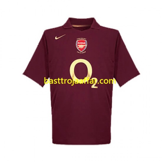 Arsenal 2005 Retro Män Hemma Fotbollströja Kortärmad