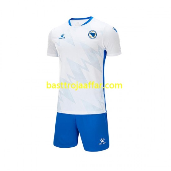 Bosnien Hercegovina Barn Borta Fotbollströja 2023 Kortärmad
