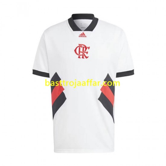 CR Flamengo Icon Retro Män Hemma Fotbollströja 2022-2023 Kortärmad