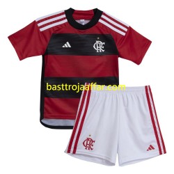 CR Flamengo Barn Hemma Fotbollströja 2023-2024 Kortärmad CR Flamengo Barn Hemma Fotbollströja 2023-2024 Kortärmad