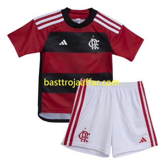 CR Flamengo Barn Hemma Fotbollströja 2023-2024 Kortärmad