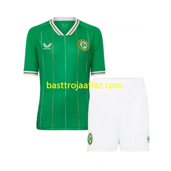 Irland Barn Hemma Fotbollströja 2023 Kortärmad