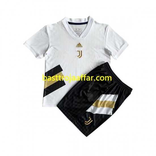 Juventus Icon Retro Barn Hemma Fotbollströja 2022-2023 Kortärmad