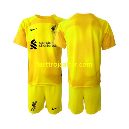 Liverpool Målvakt Barn Fjärde Fotbollströja 2022-2023 Kortärmad