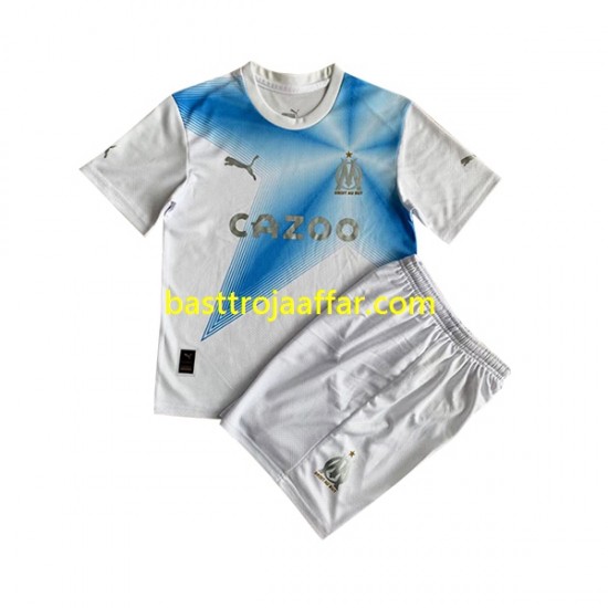 Olympique de Marseille Anniversary Barn Hemma Fotbollströja 2022-2023 Kortärmad