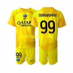 Paris Saint-Germain Gianluigi Donnarumma 99 Målvakt Barn Tredje Fotbollströja 2022-2023 Kortärmad Paris Saint-Germain Gianluigi Donnarumma 99 Målvakt Barn Tredje Fotbollströja 2022-2023 Kortärmad