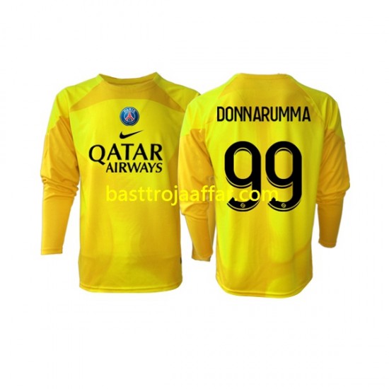 Paris Saint-Germain Gianluigi Donnarumma 99 Målvakt Män Tredje Fotbollströja 2022-2023 Långärmad