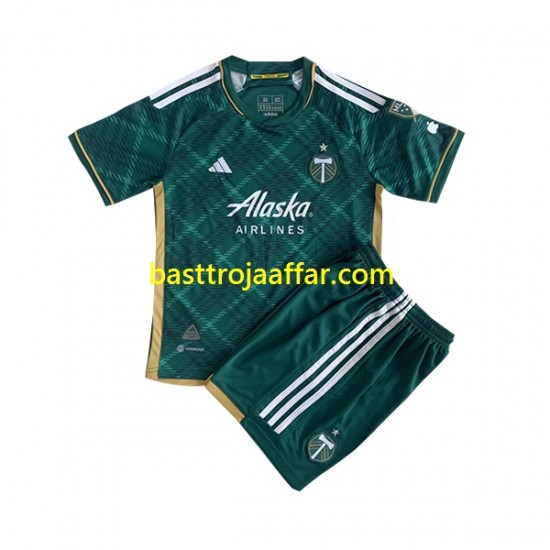 Portland Timbers Barn Hemma Fotbollströja 2023 Kortärmad