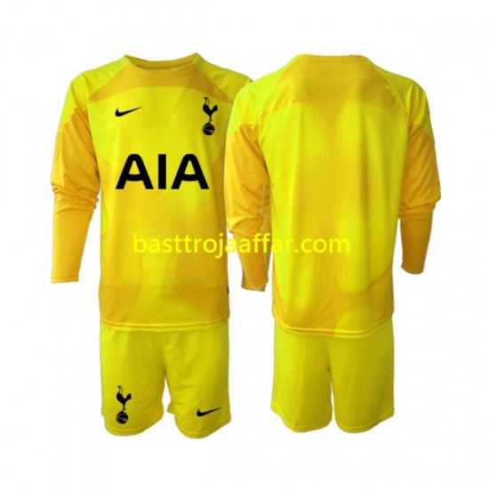 Tottenham Hotspur Målvakt Barn Hemma Fotbollströja 2022-2023 Långärmad