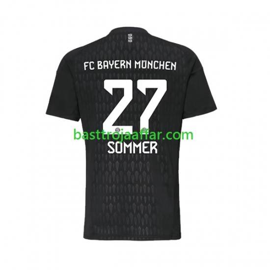 FC Bayern München Yann Sommer 27 Målvakt Män Hemma Fotbollströja 2023-2024 Kortärmad