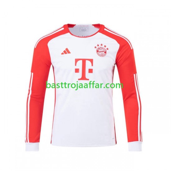 FC Bayern München Män Hemma Fotbollströja 2023-2024 Långärmad