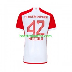 FC Bayern München Jamal Musiala 42 Män Hemma Fotbollströja 2023-2024 Kortärmad