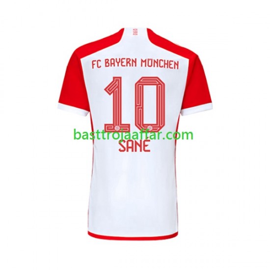 FC Bayern München Leroy Sane 10 Män Hemma Fotbollströja 2023-2024 Kortärmad