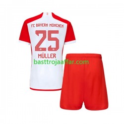 FC Bayern München Thomas Muller 25 Barn Hemma Fotbollströja 2023-2024 Kortärmad