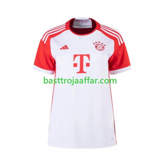 FC Bayern München Dam Hemma Fotbollströja 2023-2024 Kortärmad