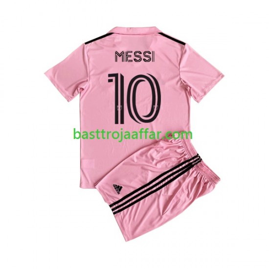 Inter Miami Lionel Messi 10 Barn Hemma Fotbollströja 2023 Kortärmad