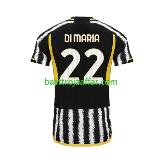 Juventus Angel Di Maria 22 Män Hemma Fotbollströja 2023-2024 Kortärmad