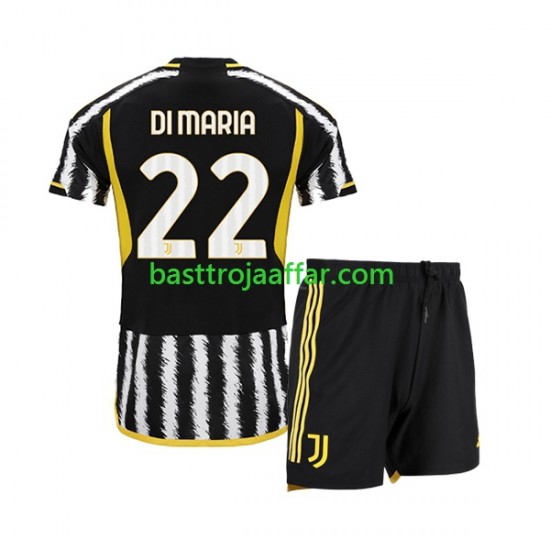 Juventus Angel Di Maria 22 Barn Hemma Fotbollströja 2023-2024 Kortärmad