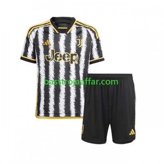 Juventus Barn Hemma Fotbollströja 2023-2024 Kortärmad