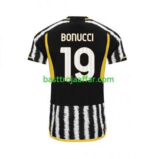 Juventus Leonardo Bonucci 19 Män Hemma Fotbollströja 2023-2024 Kortärmad
