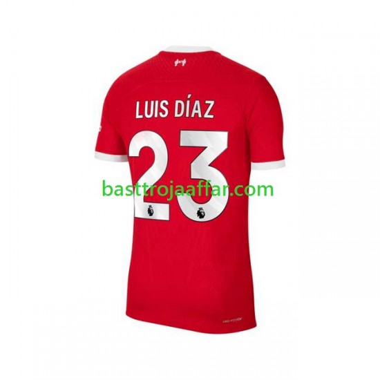 Liverpool Luis Diaz 23 Män Hemma Fotbollströja 2023-2024 Kortärmad