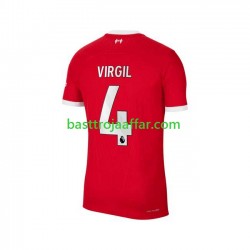 Liverpool Virgil van Dijk 4 Män Hemma Fotbollströja 2023-2024 Kortärmad Liverpool Virgil van Dijk 4 Män Hemma Fotbollströja 2023-2024 Kortärmad