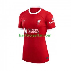 Liverpool Dam Hemma Fotbollströja 2023-2024 Kortärmad