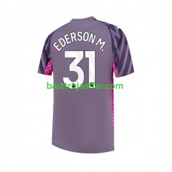 Manchester City Ederson Moraes 31 Målvakt Män Borta Fotbollströja 2023-2024 Kortärmad