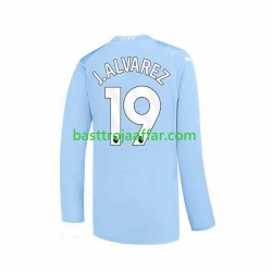 Manchester City J. ALVAREZ 19 Män Hemma Fotbollströja 2023-2024 Långärmad Manchester City J. ALVAREZ 19 Män Hemma Fotbollströja 2023-2024 Långärmad