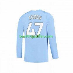 Manchester City Phil Foden 47 Män Hemma Fotbollströja 2023-2024 Långärmad Manchester City Phil Foden 47 Män Hemma Fotbollströja 2023-2024 Långärmad